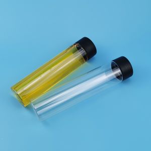 PP Lid 15 Oz 450Ml Clear Plastic Juice Bottles