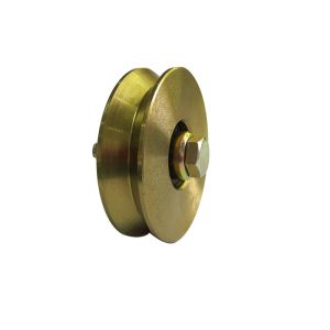 Quality Double Bearings V Groove Sliding Gate Wheel With Bolt for sale