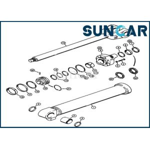 Case Wheel Loader 1542881C1 Seal Kits 721E 621B 821F Lift Cylinder Replacement