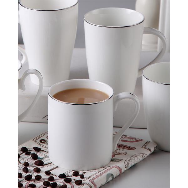 Hotel Office 10oz Straight Eco Thin Fine Porcelain Coffee Mugs