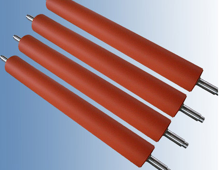 Buy Injection Molded Foaming Silicone Rubber Roller For Laminating Machine at wholesale prices