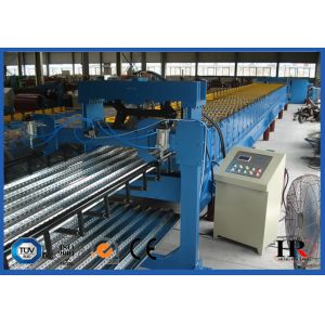 Quality Customized Metal Deck Roll Forming Machine With Mechanical Decoiler for sale