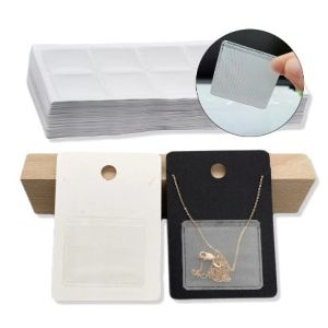 Self Adhesive Seal Jewelry Display Card 2023 Custom Necklace Earring Card with