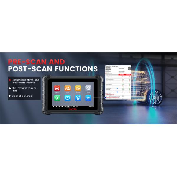 Autel MaxiCheck MX900 OBD2 All System Diagnostic Scanner Bi-Directional Control DoIP/CAN FD Read/Clear Code 40+ Service Upgrade of MK808 MX808