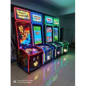 Parkour Video Ticket Redemption Game Machine With 43 Inches LCD