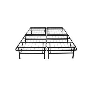Coastal Design Style King Size Folding Bed Frame Strong and Deluxe for