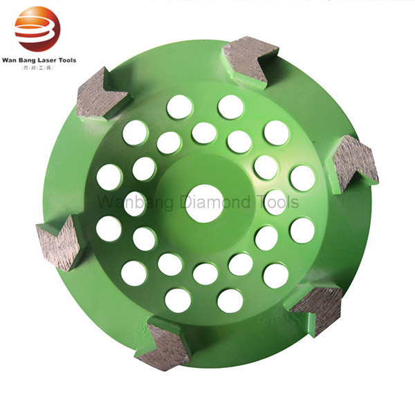 Buy 125mm 180mm Arrow Segment Diamond Grinding Cup Wheels at wholesale prices