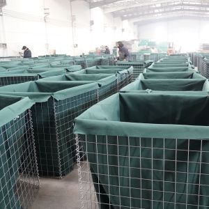 Retaining Wall Eco Bastion Barrier Welded Gabion Box Explosion-proof Defensive