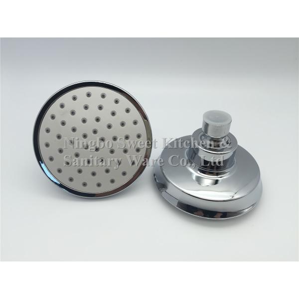 ABS plastic material 4inch round chrome plating shower head top shower rain