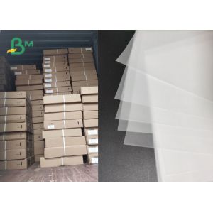 Water Tolerance CAD Tracing Paper Roll Translucence 50gsm - 80gsm