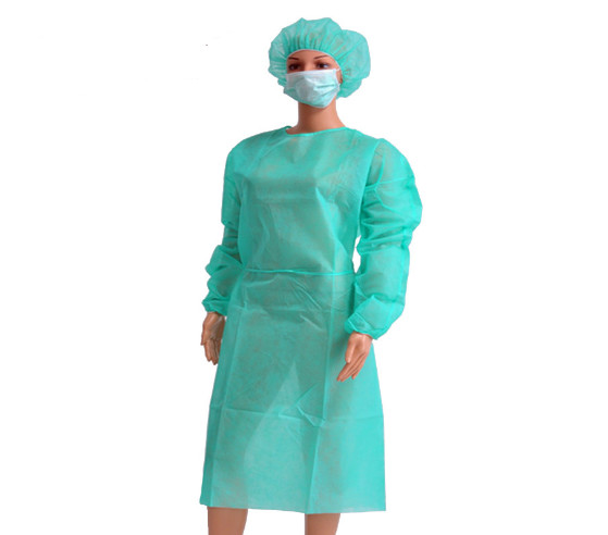 Buy Disposable PP PP Waterproof 35gsm Patient Isolation Gown at wholesale prices