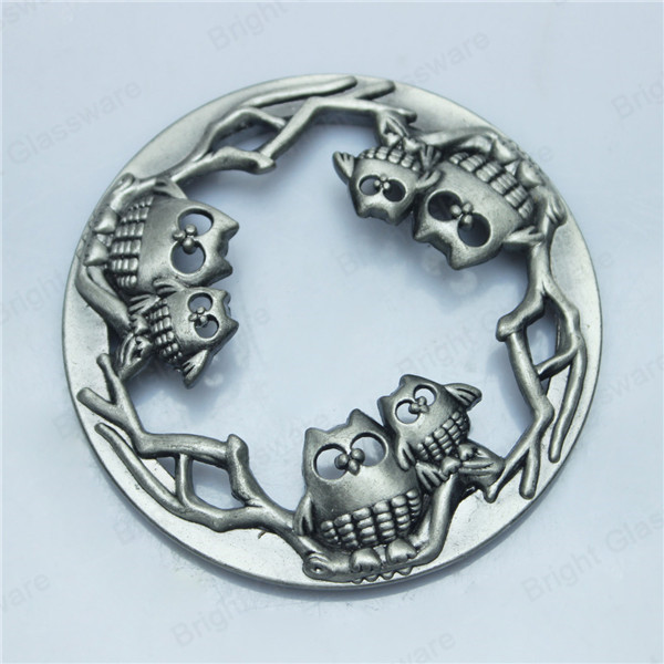 Luxury design glass yankee candle jars lids, jar metal lids sale