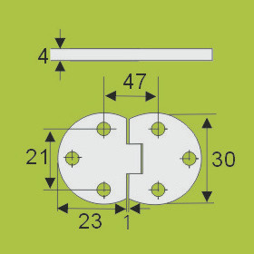 flap table hinge Zinc alloy hinge with Chrome Gold finish