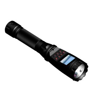 Multifunctional Police Flashlight DVR Ambarella Chipset 8000mAh Battery