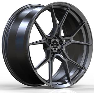 China 6061-T6 Aluminum Alloy Forged Rims Matt Gun Metal on sale