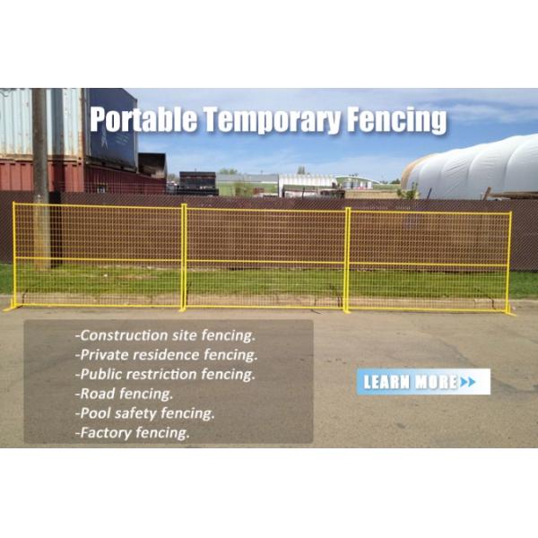 Low Carbon Steel Wire Canada Style Temporary Fencing Heat Treated 55 X 100 MM