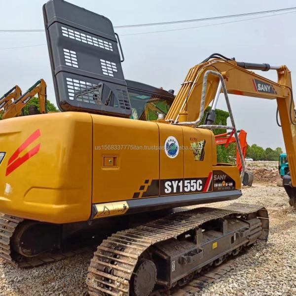 SANY SY215C Excavator with Original Hydraulic Pump 15000 KG Machine Weight Ready to Ship