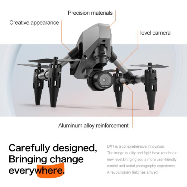 HUGTEC XD1 4k Camera Folding Mini Drone Pro Dual Headless Mode 45 mins Charging Time for Incredible Performance