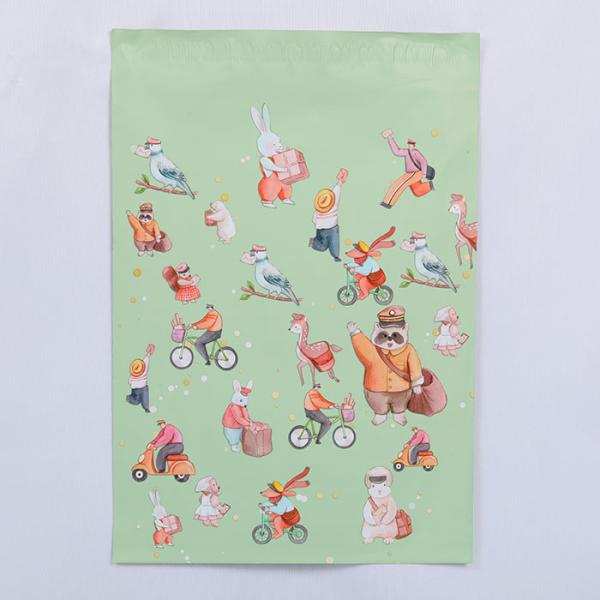 Tear proof Eco Friendly Plastic Poly Mailer Bags Lightweight 15x25cm To 60x80cm Options