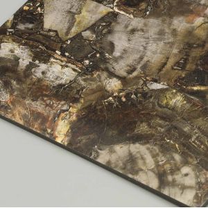 1M - 1.75M Brown Anti Scratch Marble Acp Wall Panel Decoration Aluminium