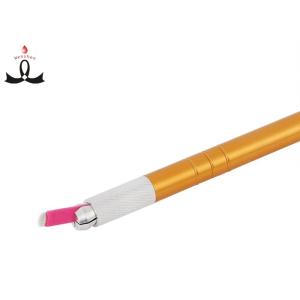 CE Certificate Light Yellow Manual Eyebrow Pen Micropigmentation Shadow