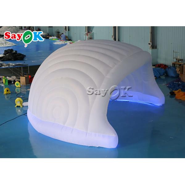 Inflatable Air Tent Portable Semicircle Helmet Shape Inflatable Stage Tent