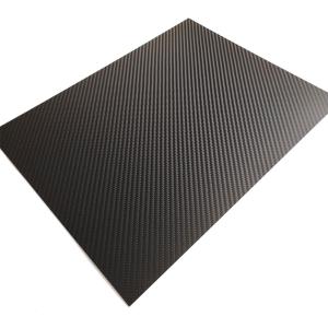 Quality 3K Carbon Fiber Sheet 500x400x1.5mm Twill Weave Matte Finish for sale