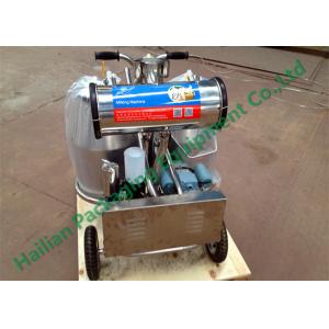 Movable Electric Goat Milker Two Buckets , portable milking machine