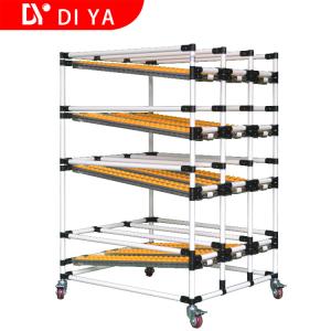 Modular system Industrial Lean Pipe Racking System Shelf