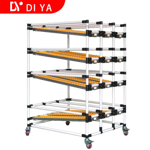 Buy Modular system Industrial Lean Pipe Racking System Shelf at wholesale prices