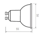LED Dimmable Lamp GU10