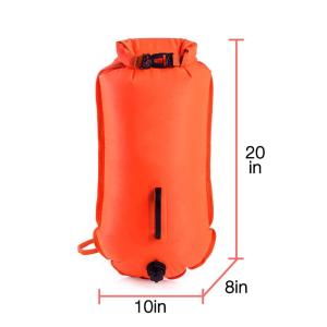 PVC Swim Buoy Safety Float Air Bag Tow Float Swimming Inflatable Flotation Bag