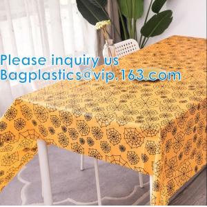 Heavy Duty Vinyl Oilcloth Tablecloth PVC Waterproof Wipeable Spillproof Peva