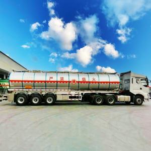 36000L 25t 3 Axles Insulation Tank Semi Trailers Heavy Duty