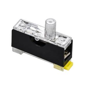 Quality 10A 35mm Din Rail Mount Fuse Holder 3AG With LED Indicator Light for sale