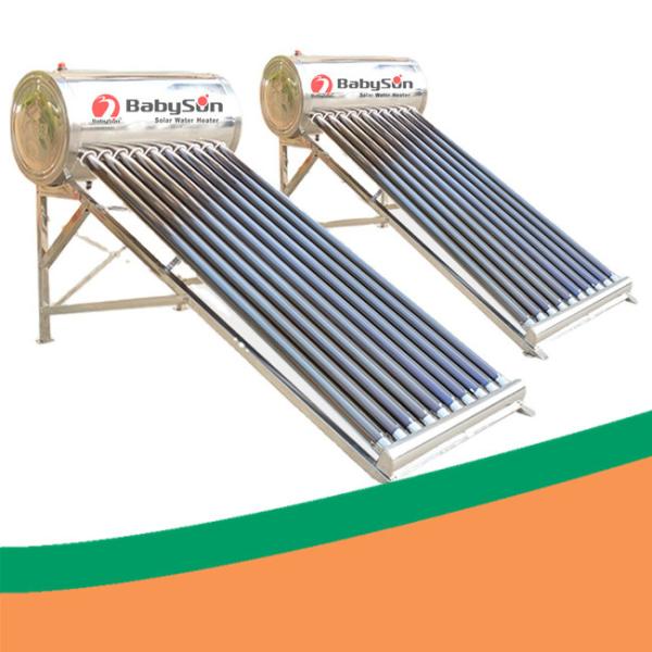 Buy SUS304 Solar Domestic Hot Water Systems 45 Degree Low Pressure at wholesale prices