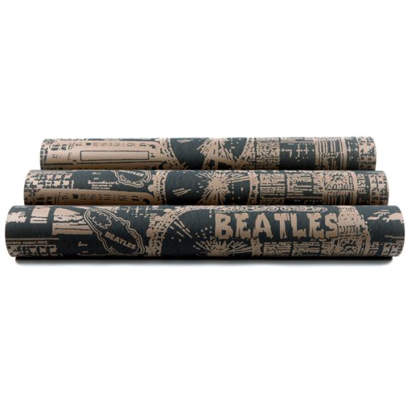 Vintage Style Modern Lounge Wallpaper 0.53*10M , Sitting Room Wallpaper With English Letters