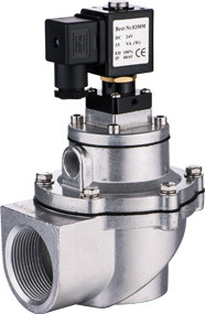 Buy Professional F Type Dust Collector Solenoid Valve Right Angle DN40 Aluminum Material at wholesale prices