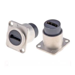 Industrial Electronics Accessories Zinc Alloy Square Data Connector for Audio