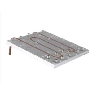 4 Channel Tube Aluminum Alloy Liquid Water Cool Copper Plate