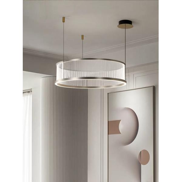 Italian minimalist living room main light modern simple hall light designer 2024 new restaurant light bedroom room light