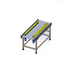 Aluminum Poly-Ribbed Belt Roller Conveyor Line For Continuous Conveyance Of