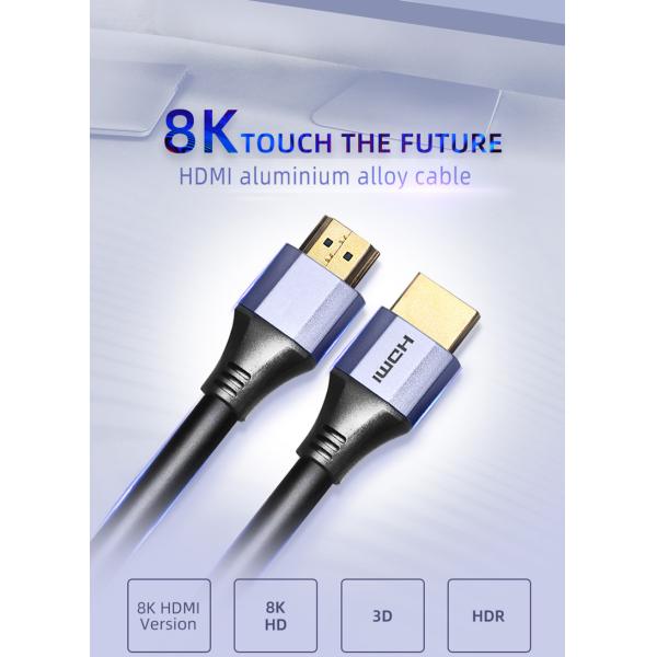 28Awg 8K Hdmi Cable High Speed Hdmi 48Gbps Custom Logo For Hdtv Ps4