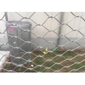 1.2mm - 3.2mm Stainless Steel Zoo Enclosure Mesh Animal Enclosure Netting Fence