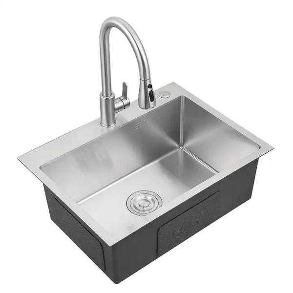Buy Rectangular Stainless Steel Utility Sink Modern Above Counter Kitchen Sink at wholesale prices