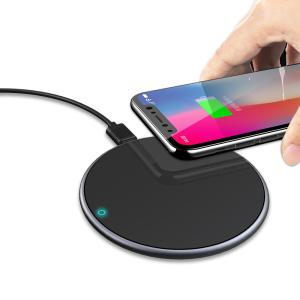 Fast Wireless Charger,Qi Fast Wireless Charging Pad Stand for iPhone X/8/8 Plus