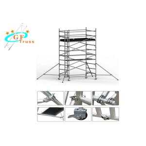 Lightweight Aluminium Scaffold Tower 8m For House Building With Wheels