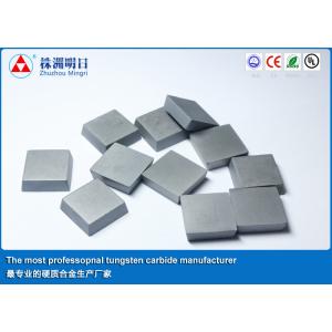 F Cemented Carbide Brazing Carbide Inserts WC Cobalt High Strength