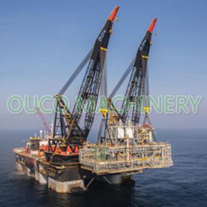 Large Tonnage 60t Oil Platform Offshore Pedestal Crane