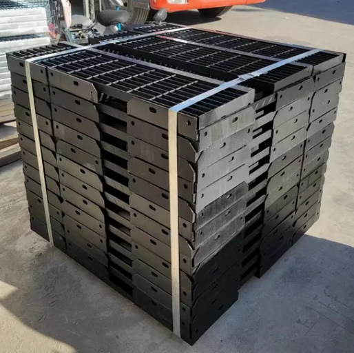 Heavy-Duty Outdoor Stair Treads Made From Galvanized Steel